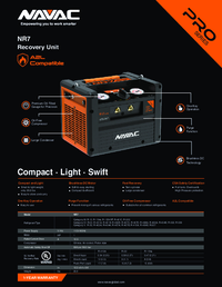 Thumbnail of document Data Sheet - NR7 Recovery Unit